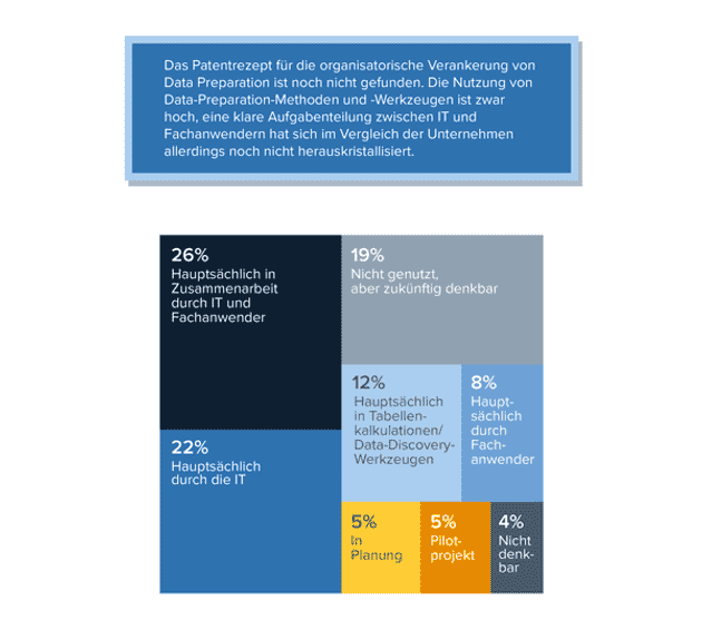 Infografik: Data Preparation im Fachbereich in der DACH-Region