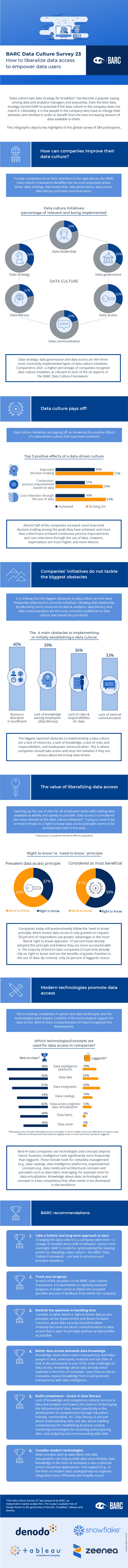 Infografik: BARC Data Culture Survey 23